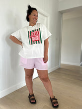 Load image into Gallery viewer, Stripe Shorts Pink/White
