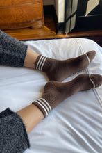 Load image into Gallery viewer, LE BON SHOPPE GIRLFRIEND SOCKS - MAHOGANY
