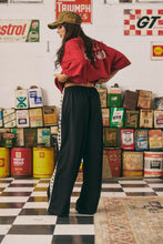 Load image into Gallery viewer, SABBI THE RAVING HEARTS PANTS - BLACK
