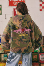 Load image into Gallery viewer, SABBI THE BE KIND BOMBER JACKET - CAMO

