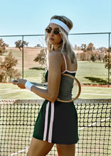 Load image into Gallery viewer, FAR MER. By Whitney TENNIS SKIRT - EVERGREEN
