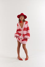 Load image into Gallery viewer, La Bohème Girls Elsie Knit Cardigan Candy Stripe
