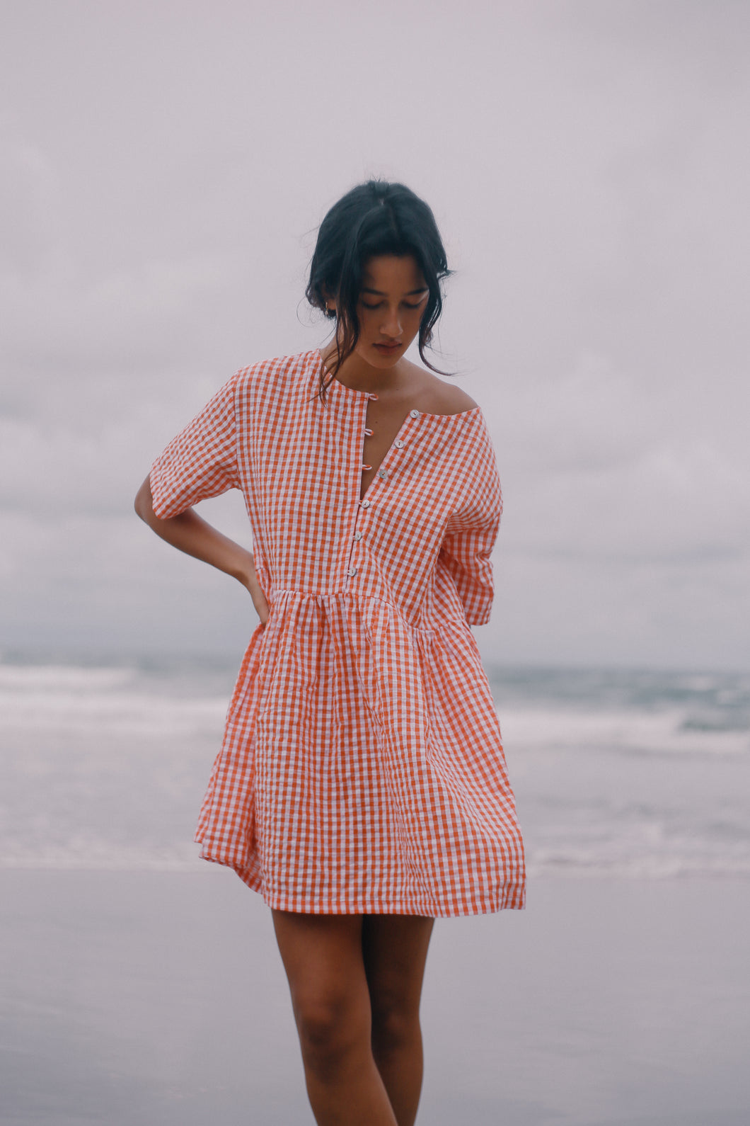 BARE ROAD - DARCEY DRESS in Starburst Gingham
