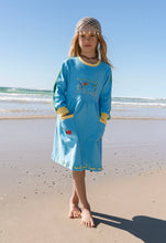 Load image into Gallery viewer, Spicy Dugong BLUE CRUSH JUMPER DRESS
