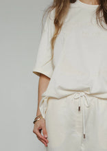 Load image into Gallery viewer, FAR MER By Whitney PAISLEY EMBOSS CREW TEE
