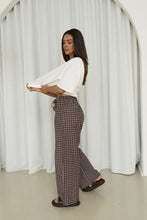 Load image into Gallery viewer, Bobbi Pant | Gingham Chocolate
