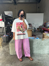Load image into Gallery viewer, Acid Wash Pink Barrel Pants
