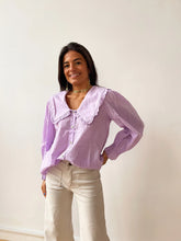 Load image into Gallery viewer, Chiara Collared Lavender Shirt
