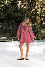 Load image into Gallery viewer, Effy Dress | Gingham Merlot
