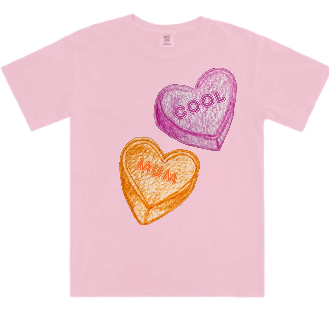 Maku Cool Mum T-Shirt Pink | Full Length Tee