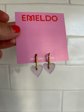 Load image into Gallery viewer, FRIDA HEARTS // ON RECTANGLE GOLD LIGHT MAUVE
