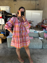 Load image into Gallery viewer, LJC Designs Sammie Dress - Pink Plaid

