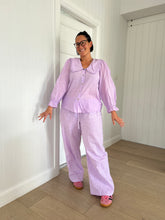 Load image into Gallery viewer, Chiara Collared Lavender Shirt
