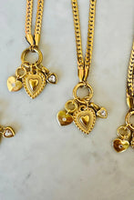 Load image into Gallery viewer, TRIPLE HEART CHARM NECKLACE
