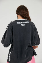Load image into Gallery viewer, SABBI THE HIBISCUS TEE - WASHED BLACK
