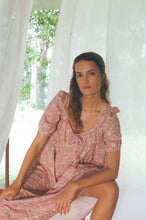 Load image into Gallery viewer, Oak Meadow Ivy Smock Midi Rosewood Floral

