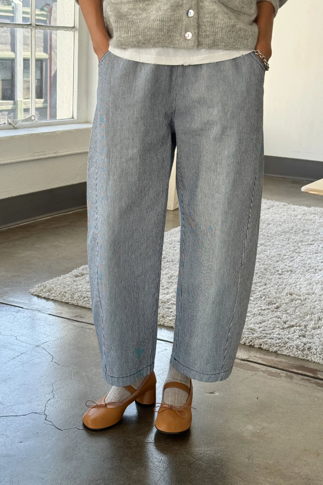 LE BON SHOPPE - ARC PANTS BLUE STRIPE