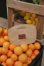 Load image into Gallery viewer, NIM LEATHER TRIMMED RAFFIA MINI
