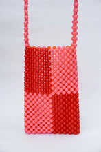 Load image into Gallery viewer, BEADED PHONE BAG - RED/PINK
