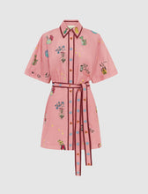 Load image into Gallery viewer, ALEMAIS TIMMY EMBROIDERED MINI DRESS
