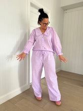 Load image into Gallery viewer, The Bobbi Pant | Gingham Lilac
