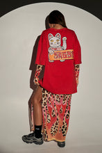 Load image into Gallery viewer, SABBI CHAMPAGNE TATTOO TEE - RED
