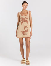 Load image into Gallery viewer, Poolside Paradiso Palm Beach U Crochet Knit Dress - Sand
