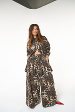 Load image into Gallery viewer, La Bohème Girls Ezra Pant Leopard Denim
