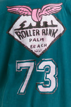 Load image into Gallery viewer, SABBI THE VERY OVERSIZED SKATE DON'T HATE TEE - TEAL

