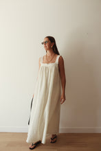 Load image into Gallery viewer, JUNO SLIP DRESS - OFF WHITE POLKA DOT
