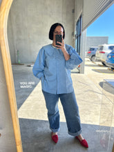 Load image into Gallery viewer, Birdie Shirt - Sky Blue
