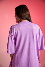 Load image into Gallery viewer, SABBI THE VERY OVERSIZED STANDOUT TEE - FLURO VIOLET
