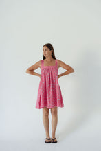 Load image into Gallery viewer, JUNO MINI SLIP DRESS - PINK FLORAL
