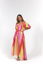 Load image into Gallery viewer, La Bohème Girls Camila Maxi Dress Candy Stripe
