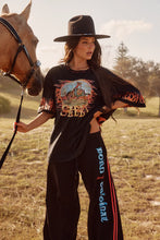 Load image into Gallery viewer, SABBI THE FLAMING COWBOY CHIDO PANTS - BLACK
