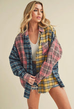 Load image into Gallery viewer, Multi Plaid Flannel Shirt
