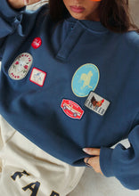 Load image into Gallery viewer, FAR MER By Whitney LOVE IS DEAD BUTTON-UP PULLOVER
