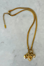 Load image into Gallery viewer, TRIPLE HEART CHARM NECKLACE
