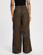 Load image into Gallery viewer, Adidas Originals Wide Leg Satin Pants in Leopard
