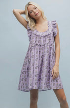 Load image into Gallery viewer, Floral Ruffle Lavender Dress
