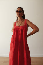 Load image into Gallery viewer, JUNO SLIP DRESS - RED
