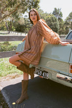 Load image into Gallery viewer, DELILAH MINI DRESS - WALNUT
