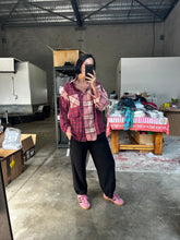 Load image into Gallery viewer, Plaid Flannel Shirt - Pink
