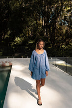 Load image into Gallery viewer, Effy Dress | Gingham Cobalt

