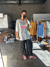 Load image into Gallery viewer, Acid Wash Barrel Pants Black
