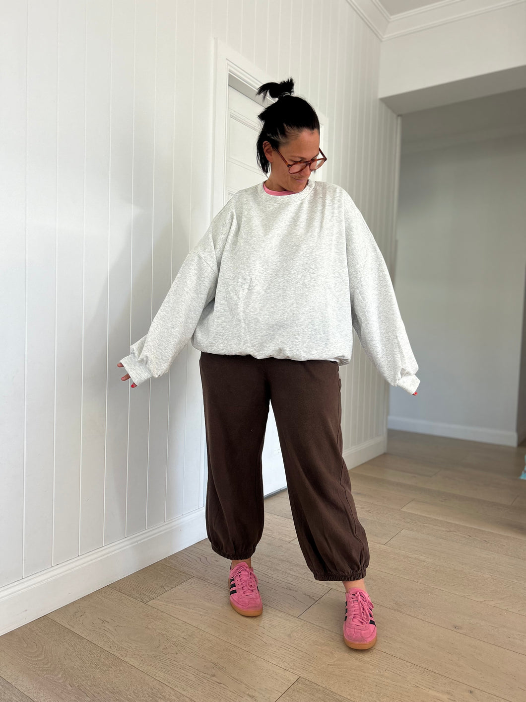 Oversized Soft Grey Sweat