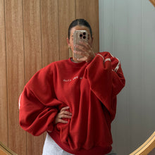 Load image into Gallery viewer, Cracker Day Club - CLOUD RACER SWEATER RED
