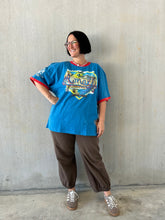 Load image into Gallery viewer, SABBI THE VERY OVERSIZED LOVE NOTES TEE - AMALFI - BLUE

