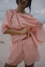 Load image into Gallery viewer, BARE ROAD - CHLOE BLOUSE in Starburst Gingham

