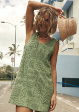 Load image into Gallery viewer, Mai Tai V Tunic Dress - Palm
